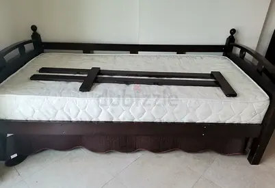 Singe bed from home centre solid wood