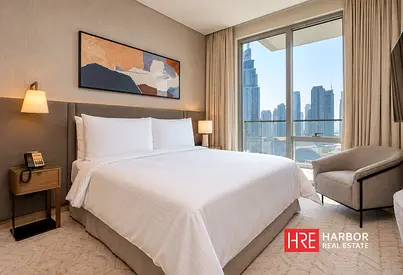Fully Furnished | Full Fountain & Burj Khalifa View