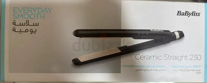 BaByliss Ceramic Straight 230 Hair Straightener – Box & Warranty