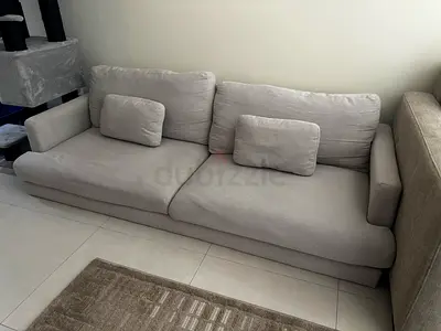 Super Cosy Deep Seat Beige Fabric Sofa - 3
Seater