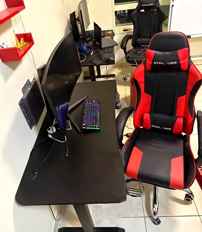 GTPLAYER Gaming Chair Black with Ergonomic Support