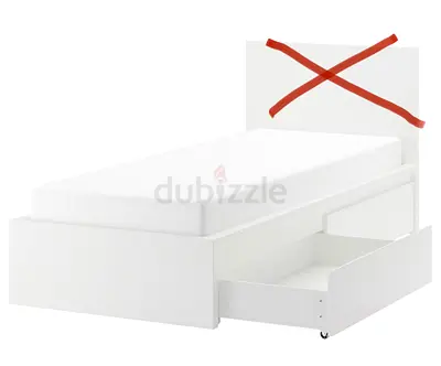 Bed for Sale (mattress + drawers)