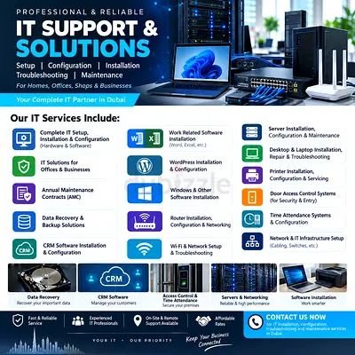 IT Support & Solutions | Networking | Data Recovery | AMC | Software Installation