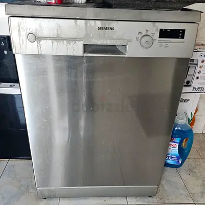 Siemens freestanding stainless steel dishwasher – used, working