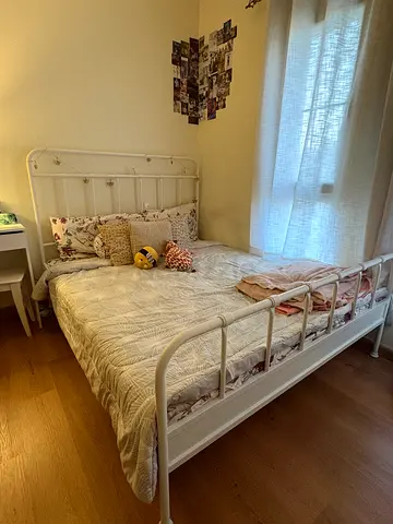 IKEA STJÄRNÖ Queen Bed frame , white, 160x200 cm