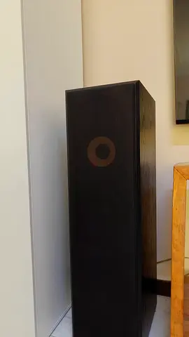 Pair of Tall Floorstanding Stereo Speakers - Made in Denmark Good Working Condition