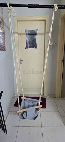 Wooden Rope Baby Swing Seat - Indoor/Outdoor