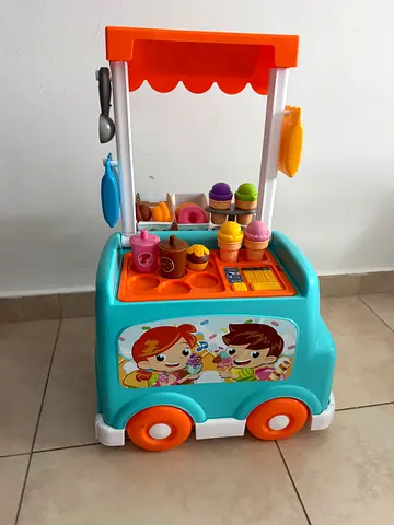 Kids Play Ice Cream Cart with Accessories - Great Condition