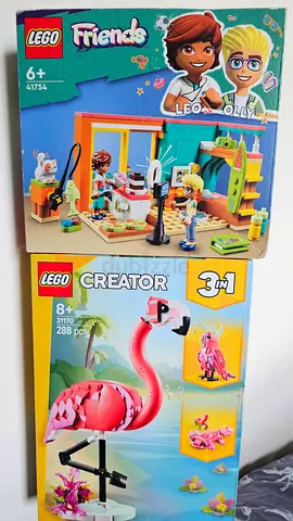 Two LEGO Creator & Friends Sets - Flamingo (3in1) + Leo's Diner