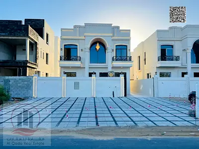 For sale, a villa in Ajman Al Zahia, 5 master rooms, a Majles room, a hall, and a maid’s room, freehold for all nationalities, Installment with out do