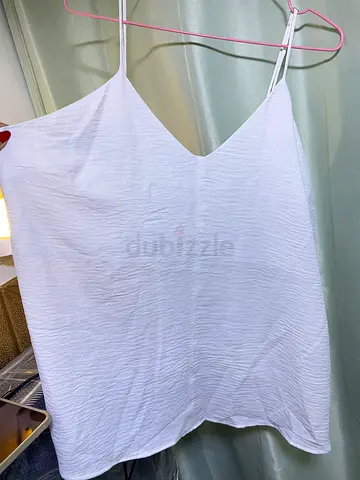 Primark White V-Neck Camisole Top