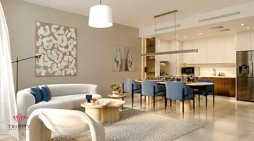 بارك فيوز 2 غرف نوم | إطلالة على الفناء | تصميم حديث