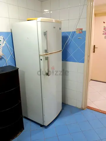 Used Whirlpool Double-Door Refrigerator - Good Working Condition
