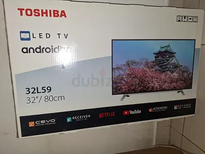 Toshiba 32" Android LED TV (32L59) - Excellent Working Condition