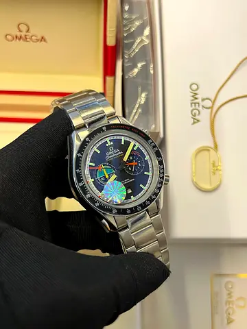 OMEGA Speedmaster Co-Axial Chronometer – Blue Dial