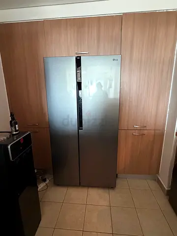 LG Side by Side Refrigerator Silver