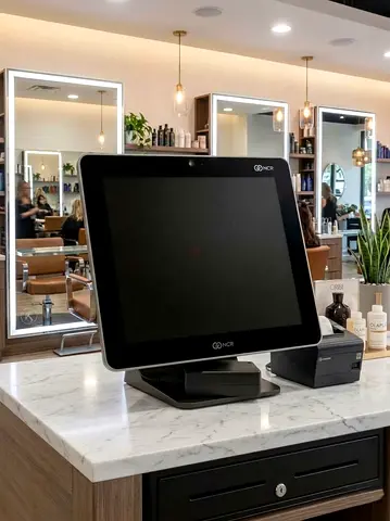 NCR POS Touchscreen Terminal with Receipt Printer and Cash Drawer - life time software
