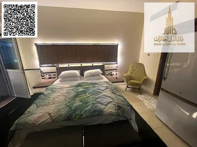 استوديو مفروش فرش فندقي بمساحة واسعة جداً للإستثمار | أبراج الأورينت عجمان | دفعة أولى 135 ألف درهم وقسط 3,973 درهم | عائد إيجاري ممتاز تفاصيل العقار
