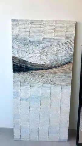 Yakihо Frameless Textured Wall Art – 180 × 85 cm