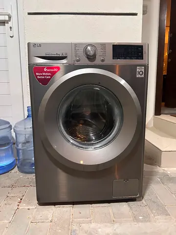 LG 6kg Front Load Washing Machine – Inverter Direct Drive (Silver)
