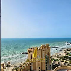 ✨ Super Deluxe 3-Bedroom Apartment with Stunning Sea View for Monthly Rent in Ajman Corniche ✨