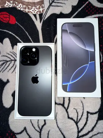 Iphone 16 pro 512 gb black TDRA  for sale