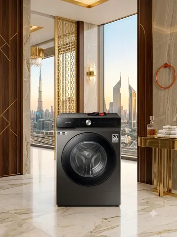 Samsung Front-Load Washer Dryer Combo – 20-Year Motor Warranty, Good Condition