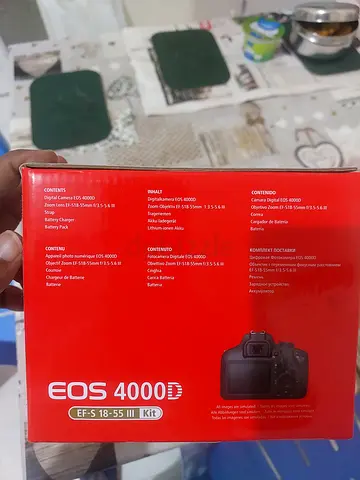 Canon EOS 4000D DSLR Camera with 18-55mm Lens Kit with SD card and BAG