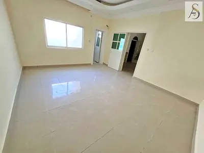 Spacious one bedroom hall with lawn area 2 washroom ready to move / al ghafia area sharjah