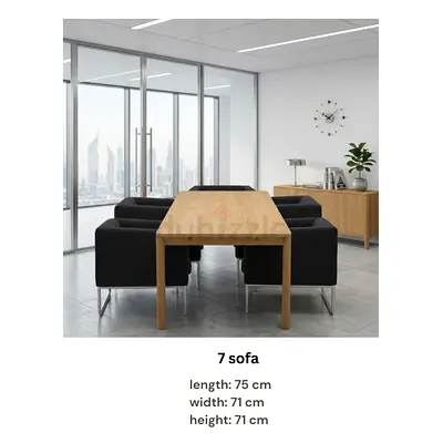 Set of 7 Compact Office Sofas