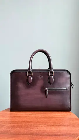 BERULTI* Deux Jours Briefcase Venezia calf Leather  *VIP QUALITY*