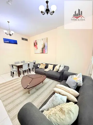 Sharjah Al Taawun apartment, one bedroom, hall, kitchen and two bathrooms
