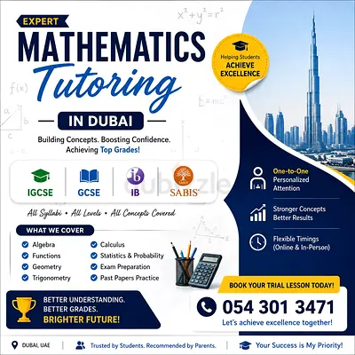 IB/IGCSE Math and physics tutor available