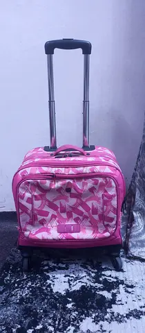 Quadro 15.6 Inch 4-Wheeled School Trolley Bag - Pink