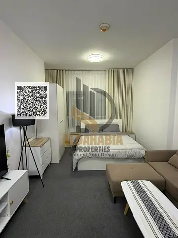 🏛️ استوديو فاخر ومفروش للإيجار الشهري – أبراج أورينت تاور (Orient Towers) 🏛️