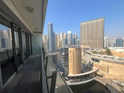 Unfurnished | Marina Views | Close to Metro