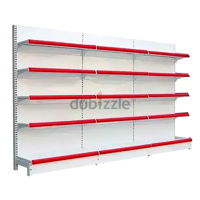 Supermarket Shelving Unit / Gondola Racks – Adjustable 5-Tier Display Rack
