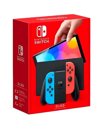 Nintendo Switch OLED (with case and two games)