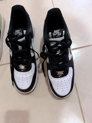 Nike Air Force 1 low - black & white, size available 44.5