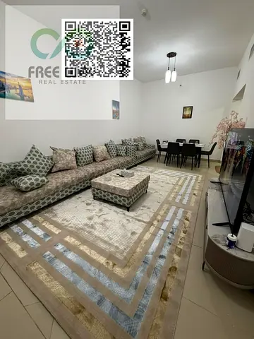Two-bedroom apartment with a living room for monthly rent | 2 balconies | 3 bathrooms | Prime location | Spacious areas