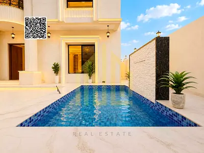 Luxury villa - 3 floors - registration fees included - in a good location - close to all services - excellent finishing - the best in Ajman