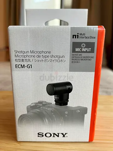 Brand new Sony ECM-G1 Shotgun Microphone, completely unopened and factory sealed.
