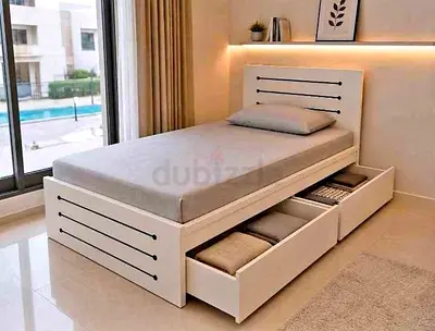 Twin Size Double bed with Storage Drawer New For Sale