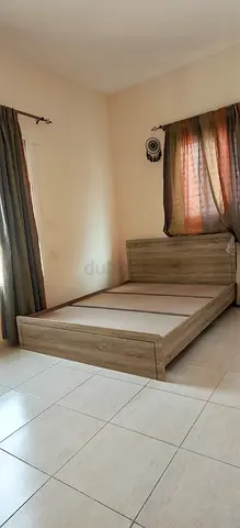 Bed with side table and Mattress