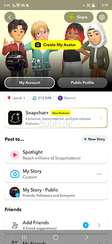 Account snap