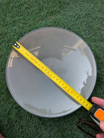 Dinner plates (single shown) - neutral grey - 24cm