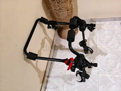 2-Bike Trunk Mount Rack - Heavy Duty Aluminum Bike Carrier for Cars, SUVs, Sedans - Fits 2 Bikes