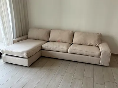 Perfect condition KEA kivik Lsahpe sofa