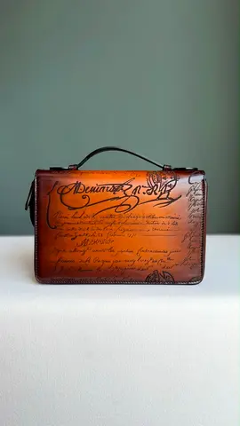 *Berluti* Itauba Wide Zipped Pouch Venezia Calf Leather