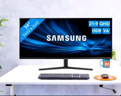 Samsung 34" UltraWide 3440x1440 VA QHD Monitor - 21:9